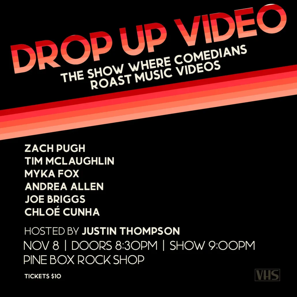 Drop Up Video November Flyer